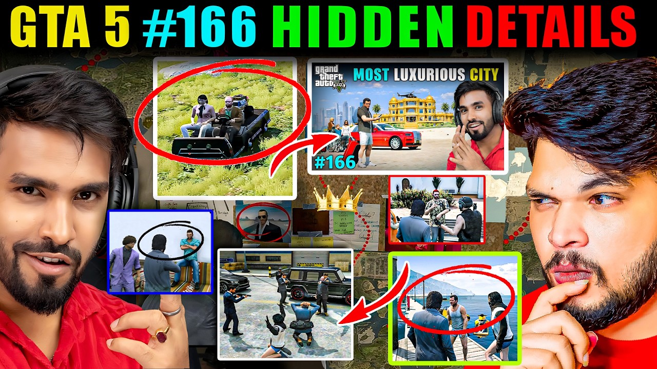 Techno Gamerz GTA 5 Hidden Details | WELCOME TO THE MOST EXPENSIVE CITY #166@TechnoGamerzOfficial
