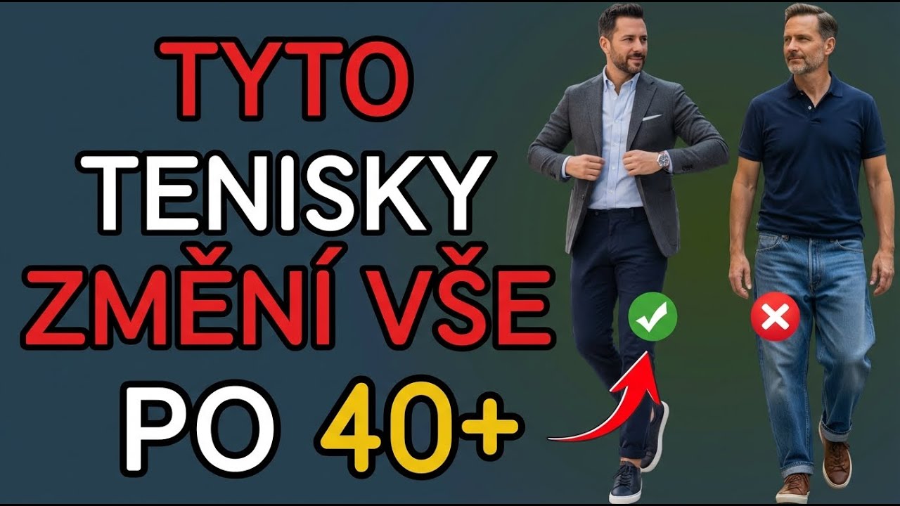 Jediné tenisky, které po 40 potřebujete | Smart casual bez chyby | Pánská móda 40+