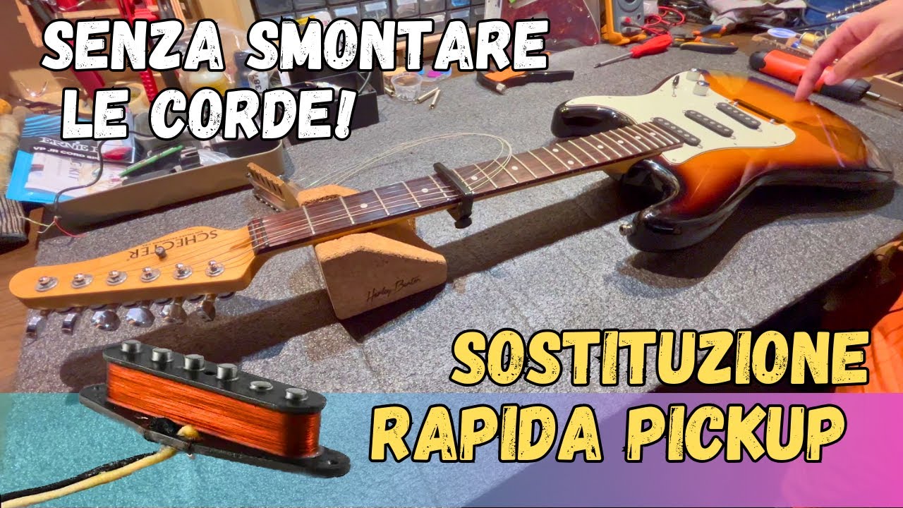 Sostituzione Pickup FACILE senza smontare le corde!