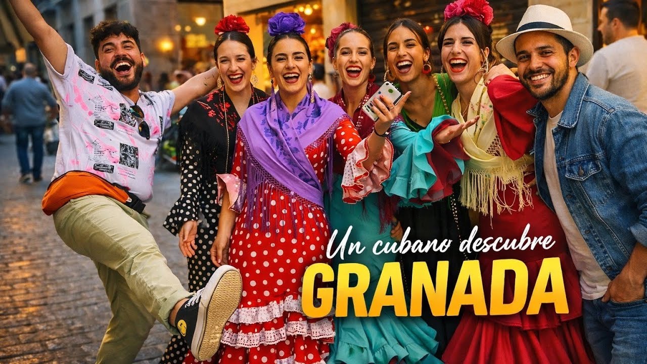 Un cubano en Granada 😱el día que descubrí una tradición que no sabía que existía