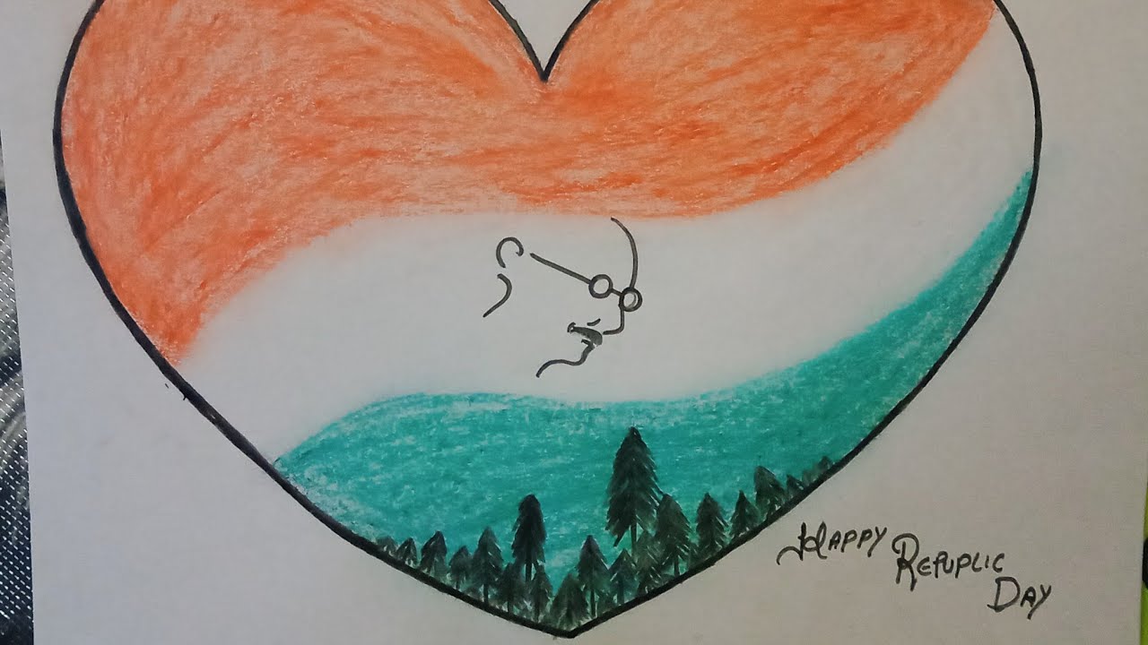 Republic day drawing|| how to draw easy drawing || 