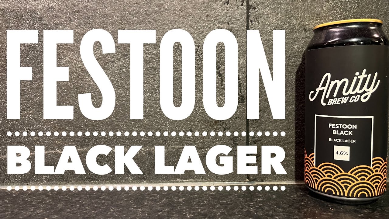 Обзор Amity Festoon Black Lager от Amity Brew Co | Обзор британского крафтового пива