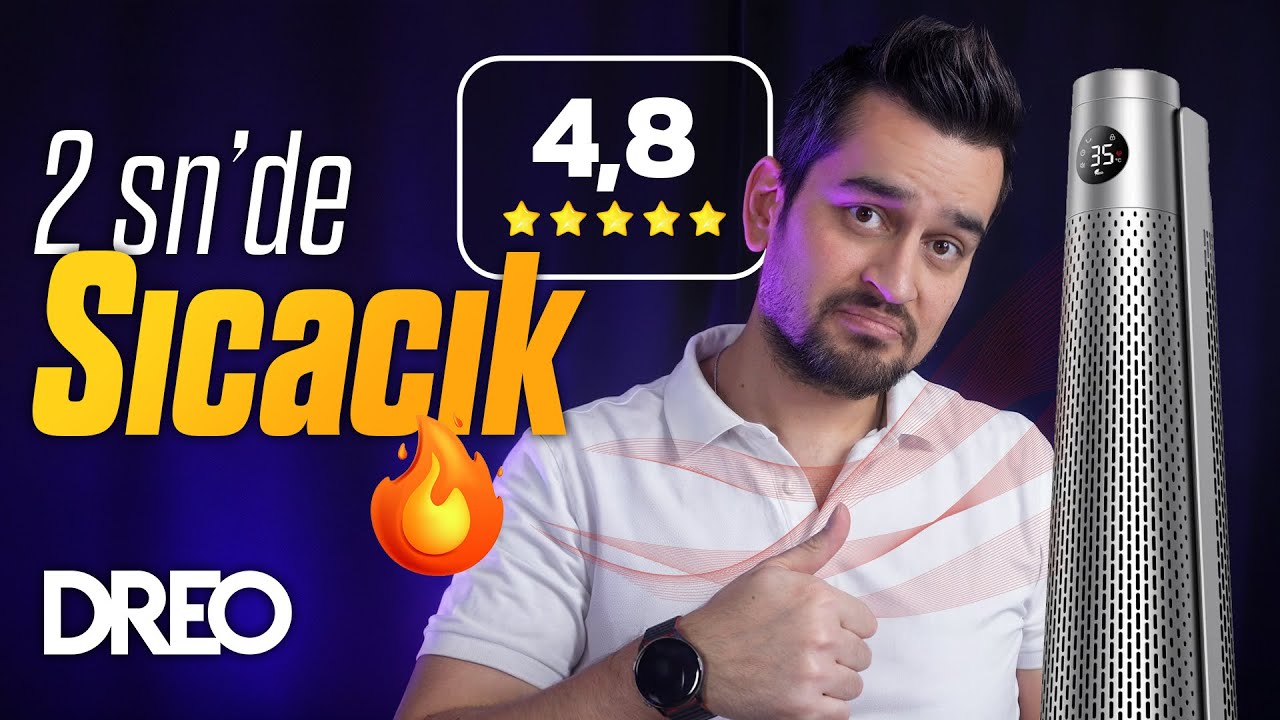AZ YAKAR ÇOK KAÇAR 😲 2 Saniyede Isınan DREO Solaris 718 Elektrikli Isıtıcı | İnceleme