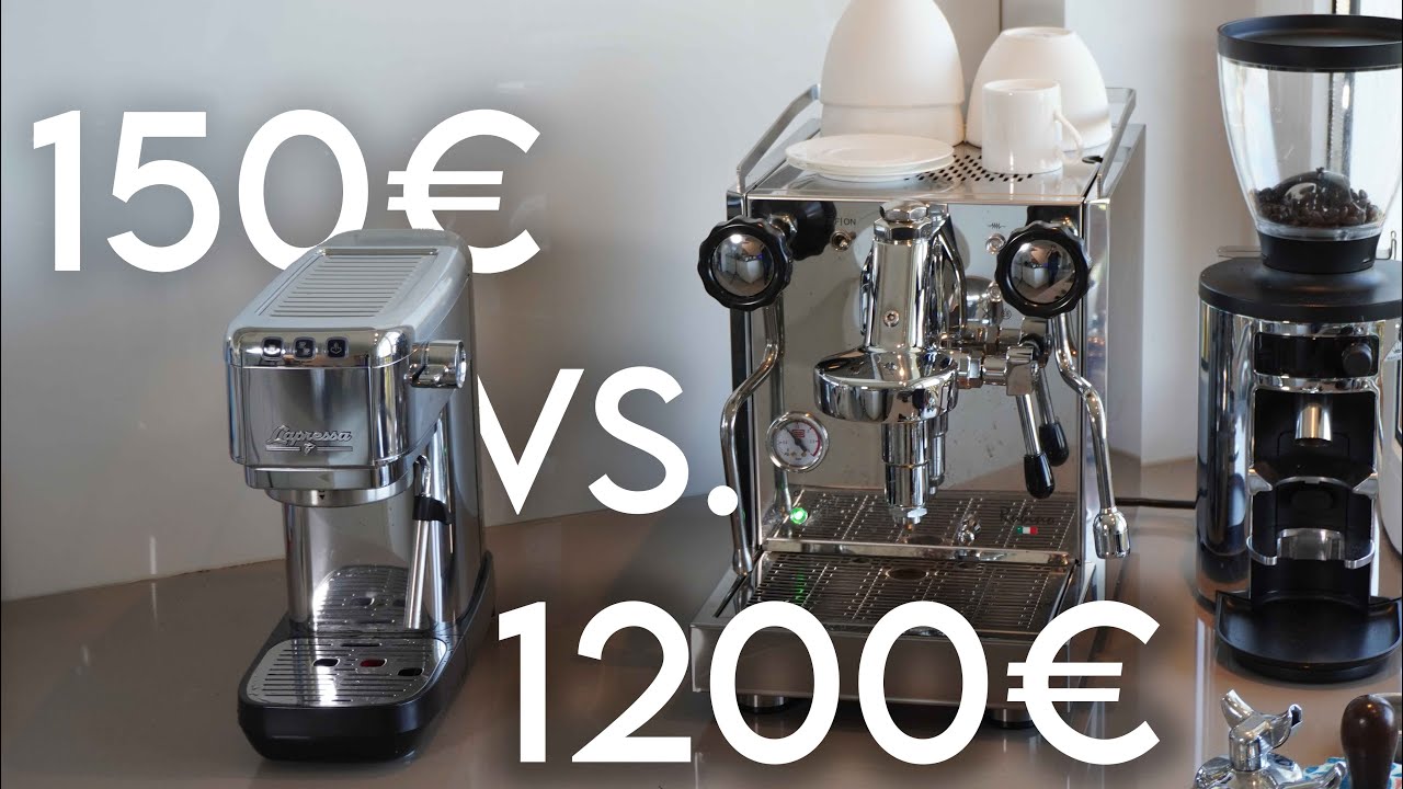Siebträgermaschinen im Vergleich - Tchibo Lapressa vs. Quick Mill 0981 "Rubino"