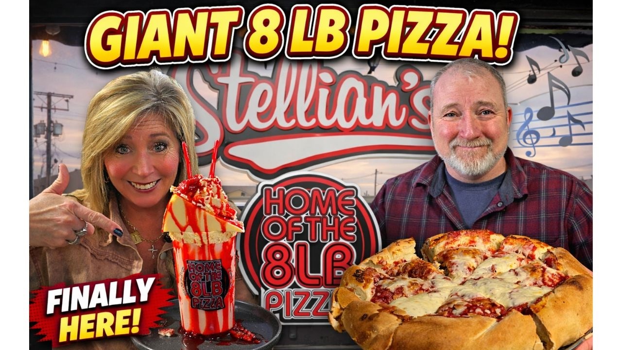 Мы наконец-то попробовали 8-фунтовую пиццу от Stellian’s 🍕 | Легендарная пицца в Сентрал-Сити, Ке...