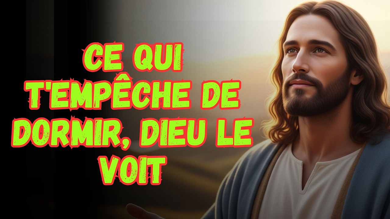 Ce Qui T'empêche De Dormir, Dieu Le Voit | Message de Compassion