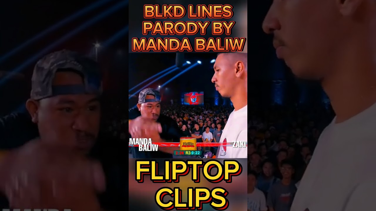 BLKD PARODY NI MANDA BALIW😂#fliptop #fliptopbattle #fliptopshort