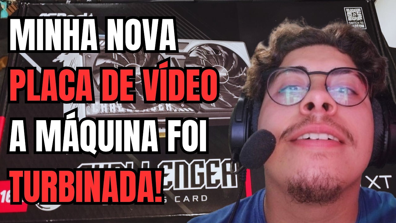 COMPREI UMA RX 9060XT, o UNBOXING mais AMADOR DO BRASIL