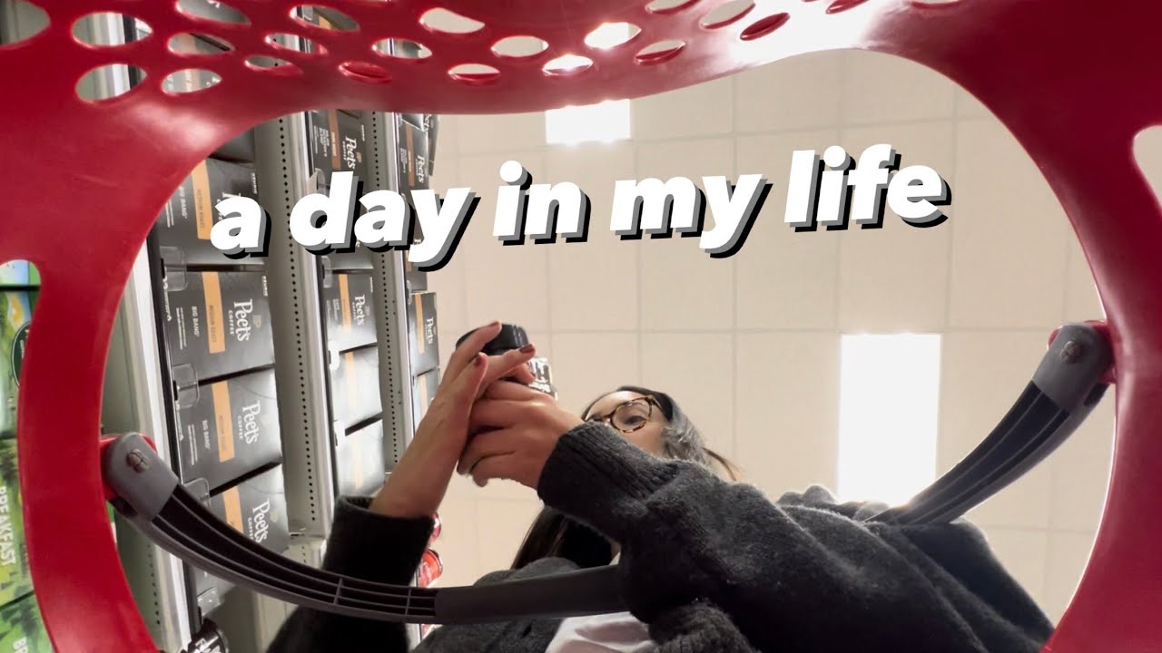 a day in my life | thrifting, target run & grocery haul