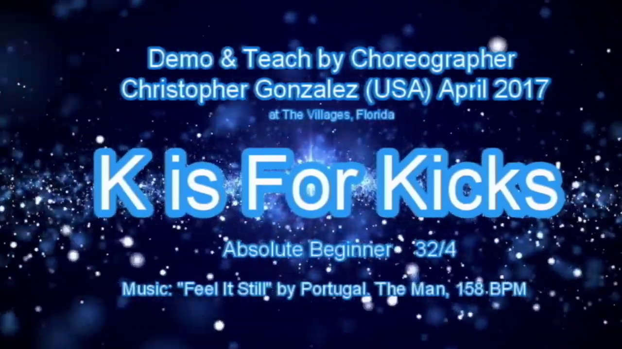 K Is For Kicks  DEMO & TEACH cg