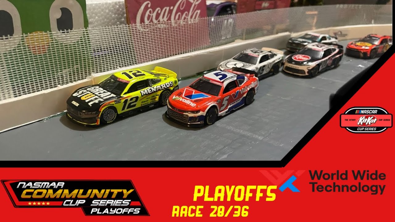 NASMAR Playoffs @Gateway //S5 R28// NASCAR Stop Motion