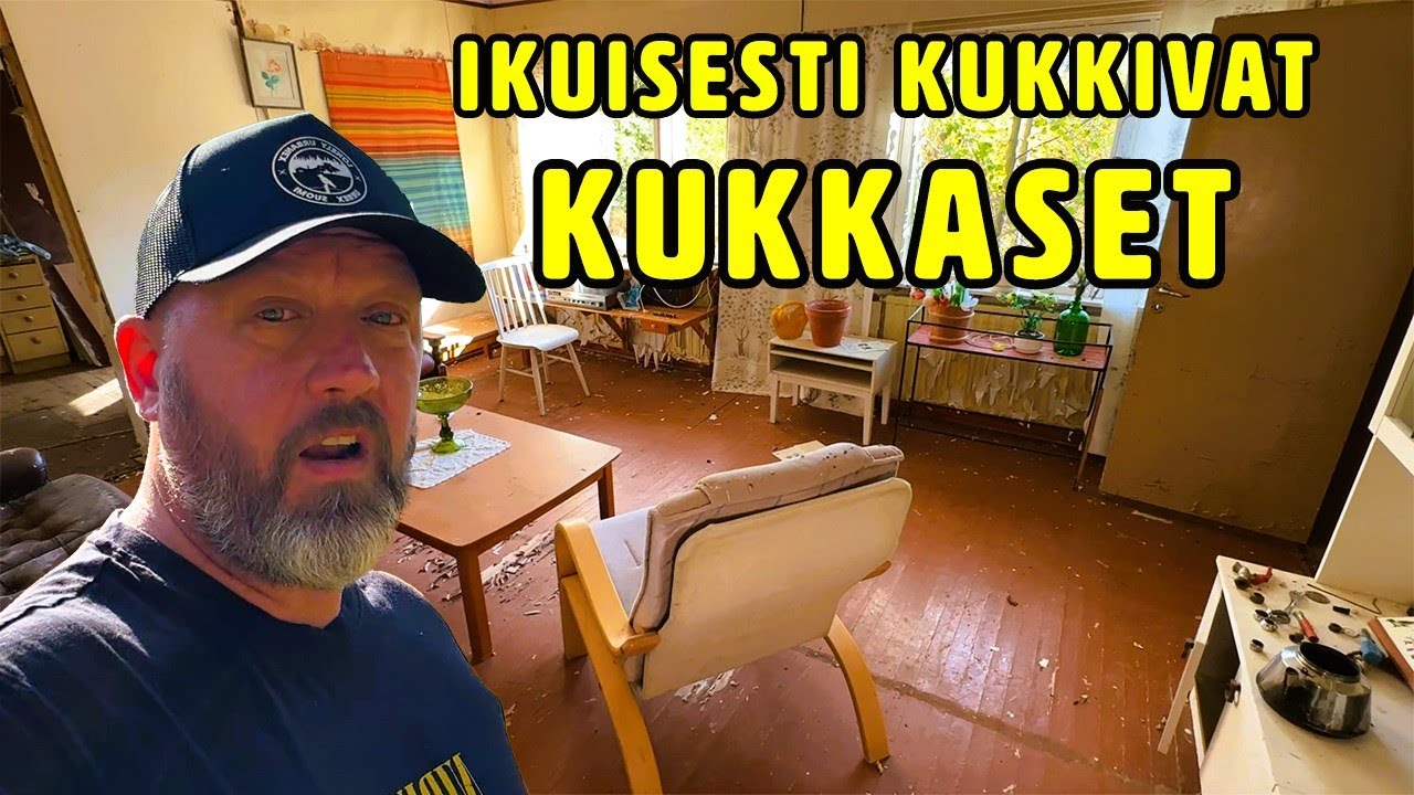 Autiotalon ikuisesti kukkivat kukkaset