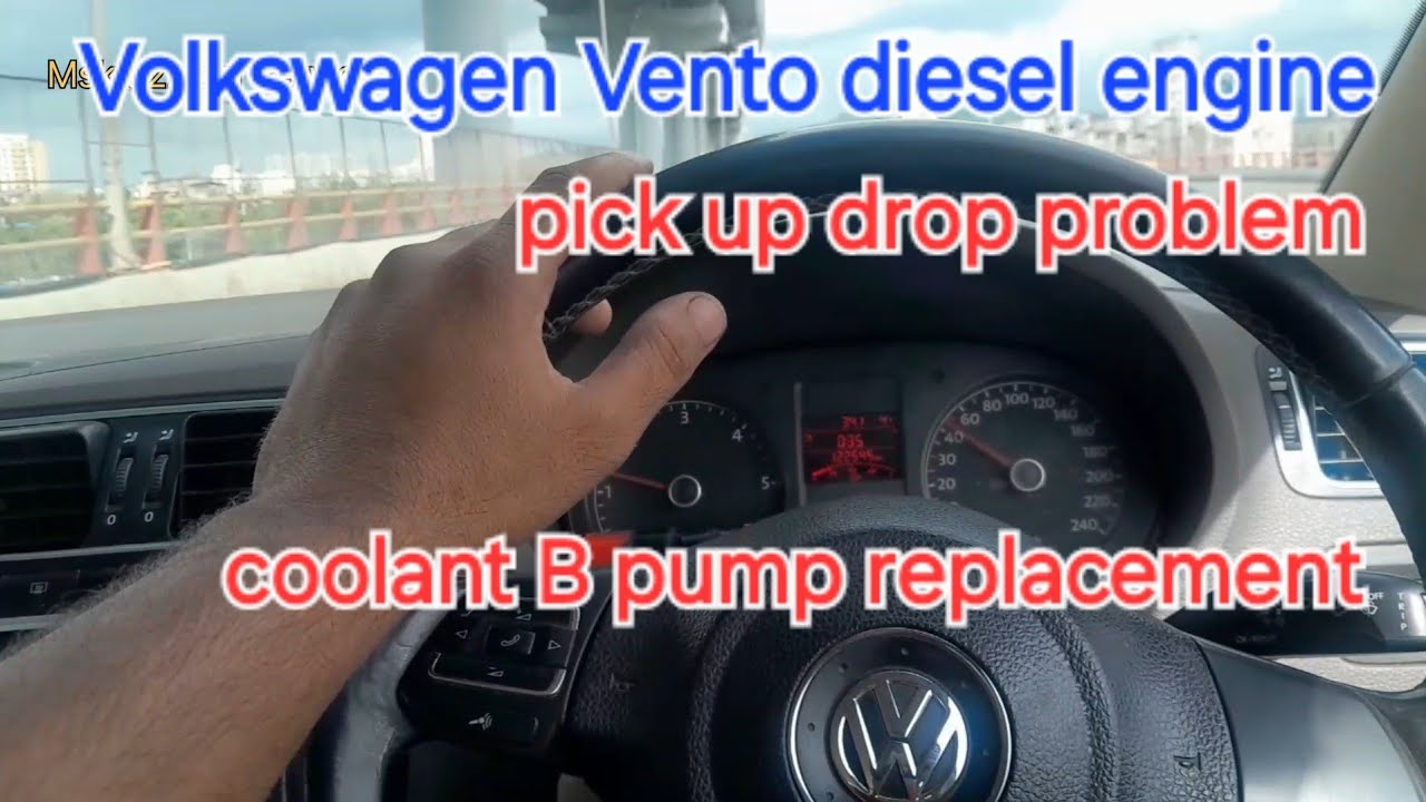 fault code P023600/P261A00/P010100 /P261B00 coolant pump B /VW Vento pickup drop problem