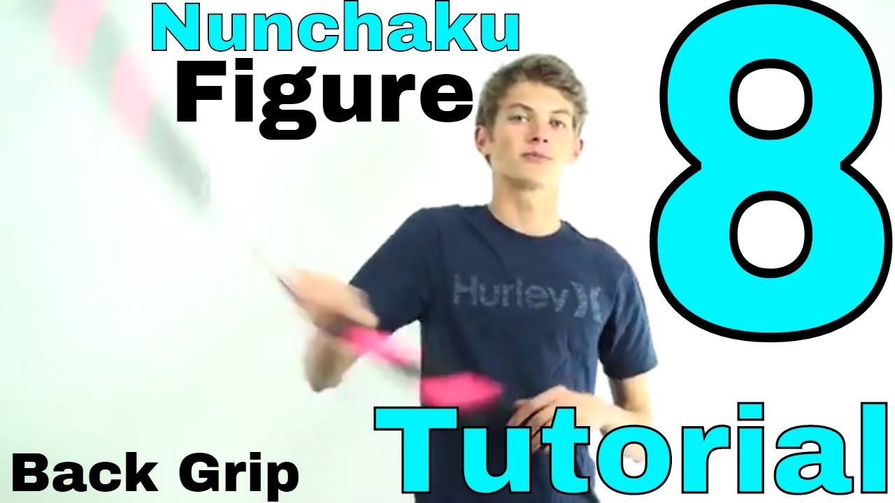 Beginner Nunchaku Back Grip Figure 8