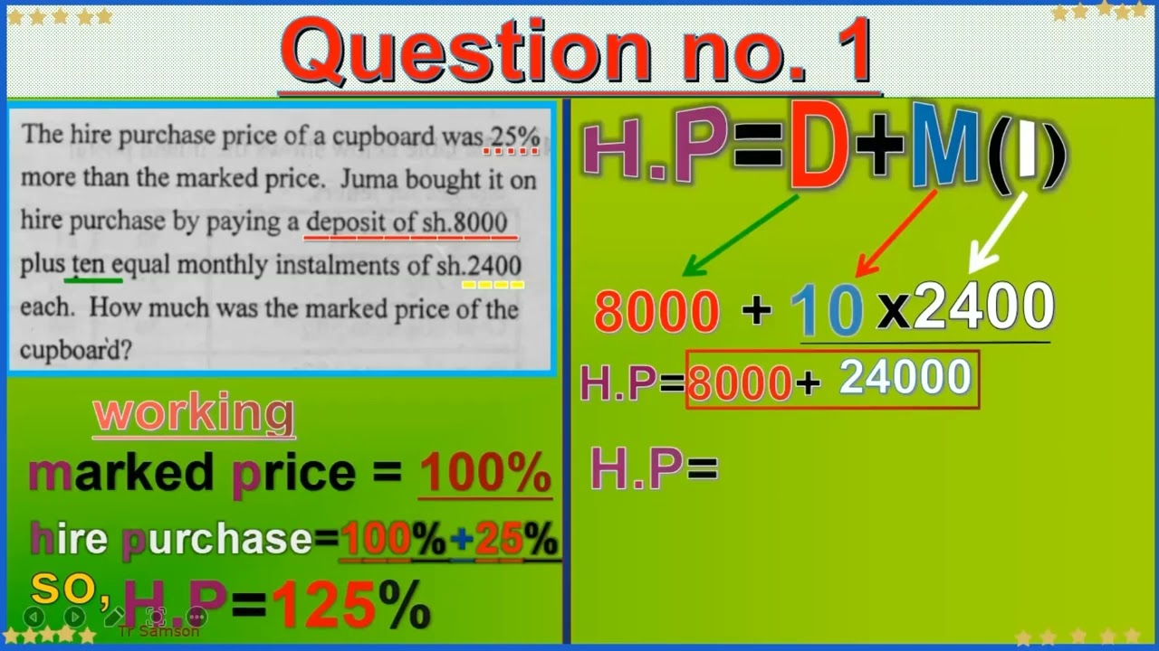 ЦЕНА ПОКУПКИ В РАССРОЧКУ