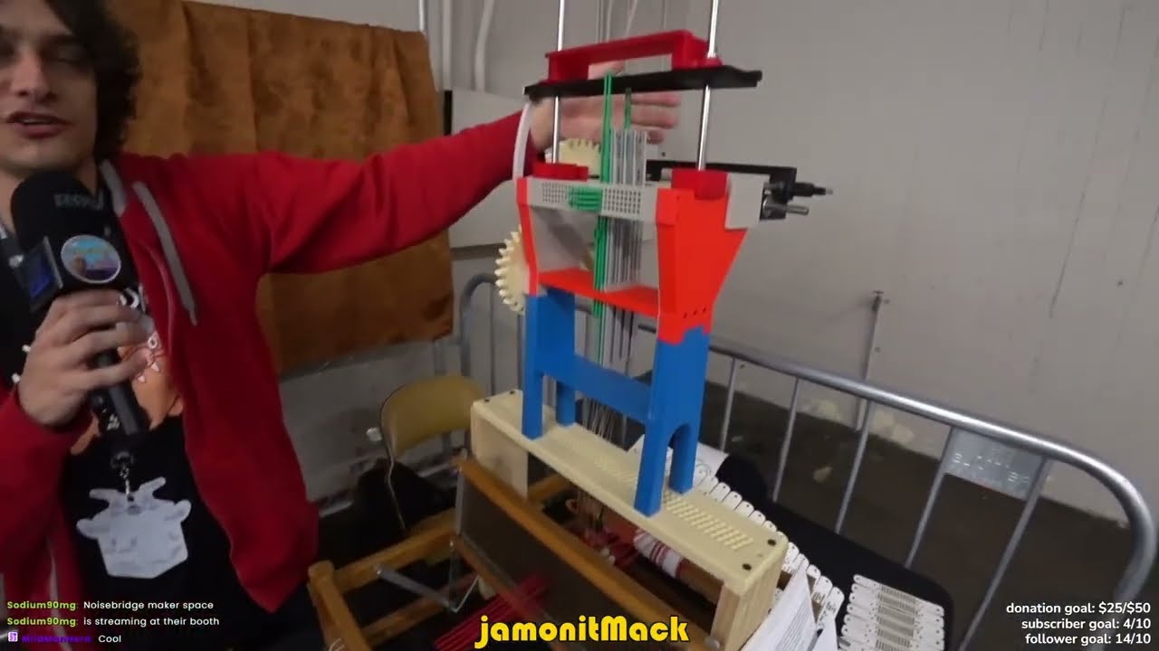 3D Printed Jacquard Machine - Open Sauce 2024