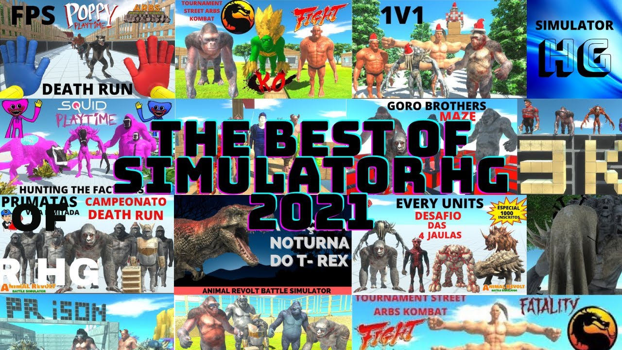THE BEST OF SIMULATOR HG 2021 VIDEOS - ANIMAL REVOLT BATTLE SIMULATOR