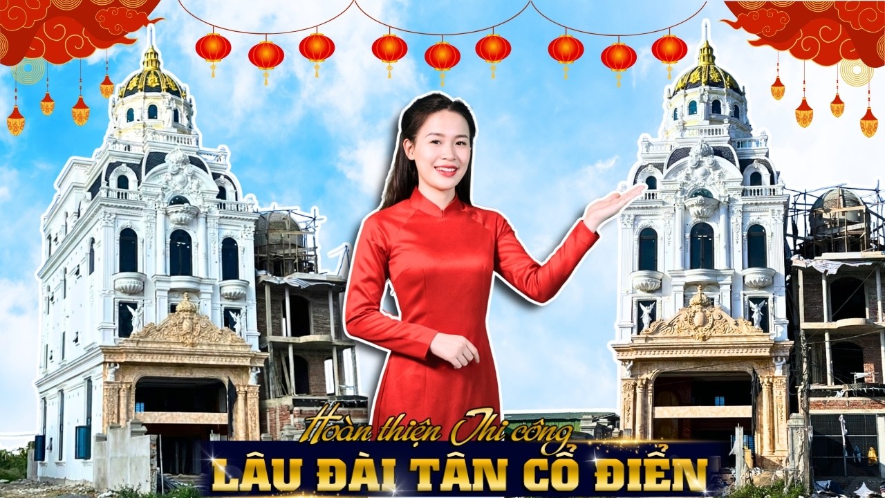 HOÀN THIỆN Lâu Đài 4 Tầng 1 Tum MẶT TIỀN 9 MÉT Đẳng Cấp Tại Nghệ An - Niềm Kiêu Hãnh Của CĐT