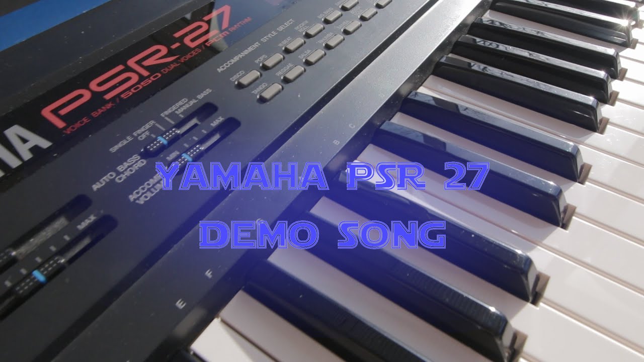 Yamaha PSR 27 Demo | Vintage keyboard