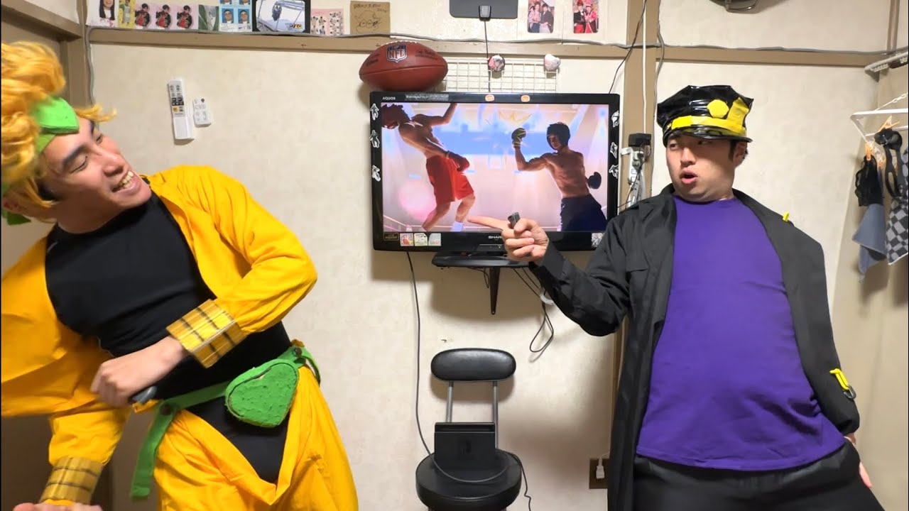 1-2-Switchで遊ぶ承太郎とDIO
