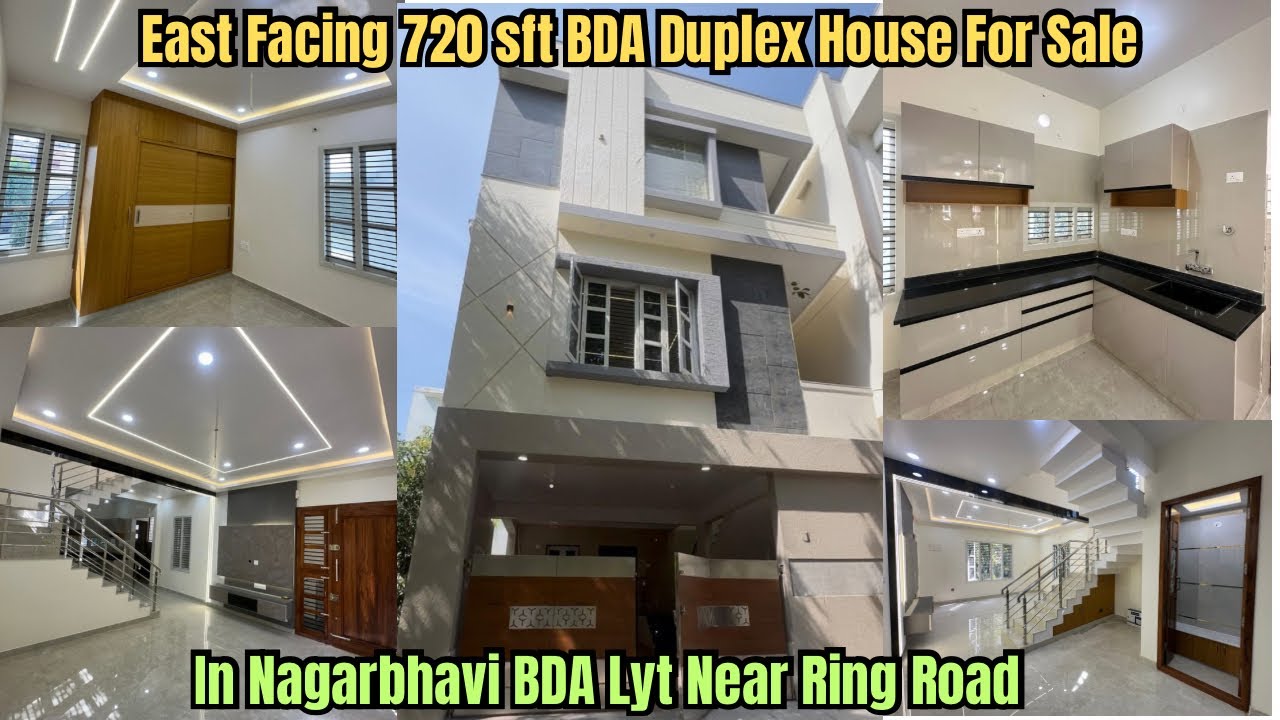 #202 #BDA East facing 720sft Duplex House For Sale In Nagarbhavi #houseforsaleinbangalore