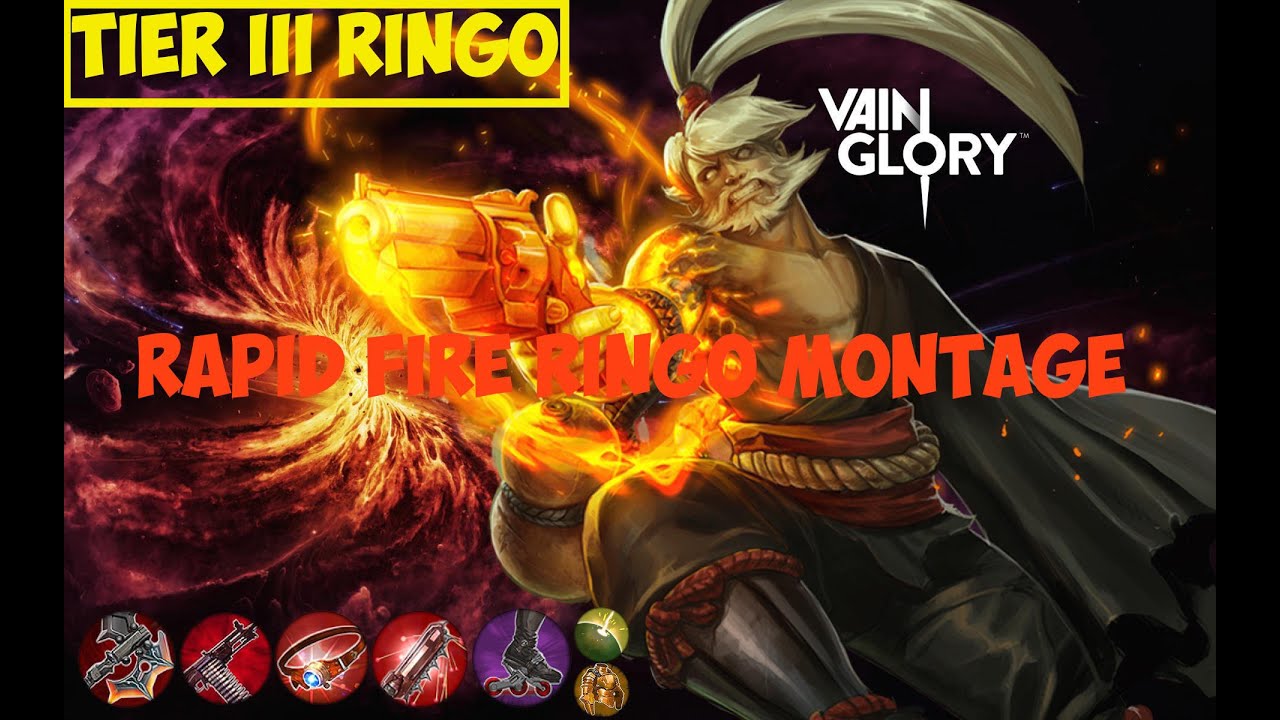 Vainglory Highlights - Shogun Tier 3 Rapid Fire Ringo Build Montage l Vainglorious Gameplay