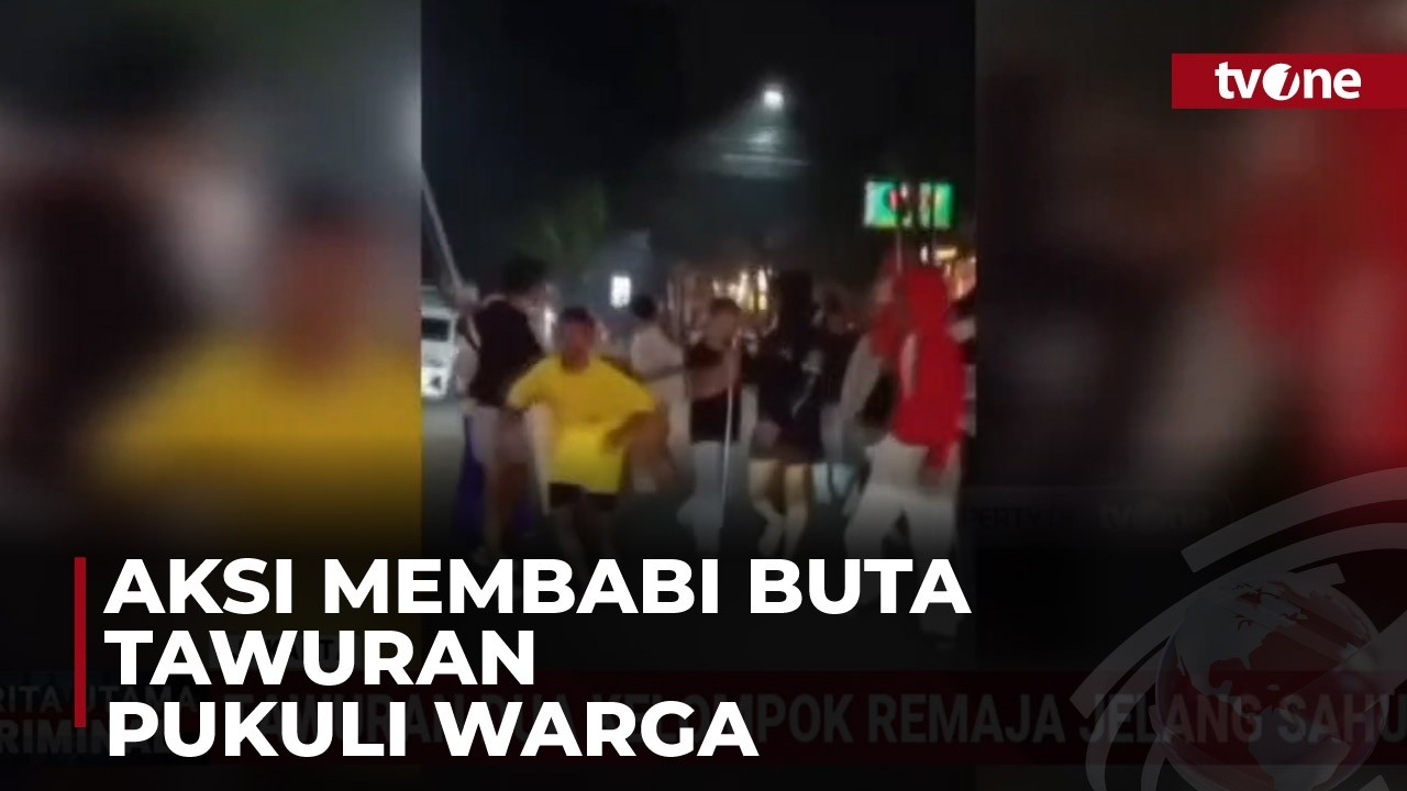 Tawuran Dua Kelompok Remaja Jelang Sahur, Satu Orang Jadi Korban