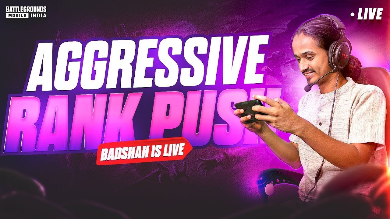 AGGRESSIVE GAMEPLAY WITH BADSHAH GAMING #BGMILIVE #bgmi
