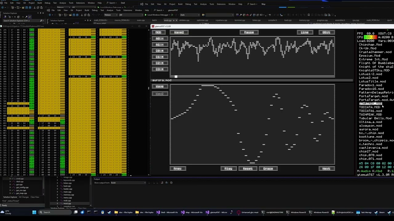 Amiga MOD's on the Gigatron..WOT THE HELL!?!?!?!