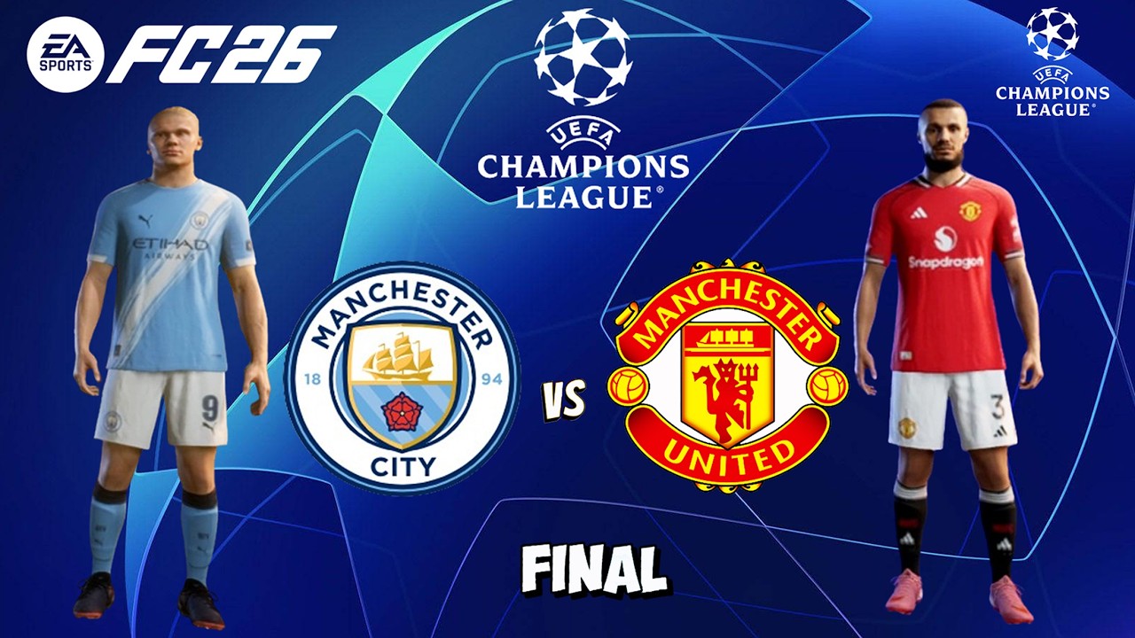FC 26 - Man City vs Man United Ft. Haaland, Mbeumo | UEFA Champions League Final