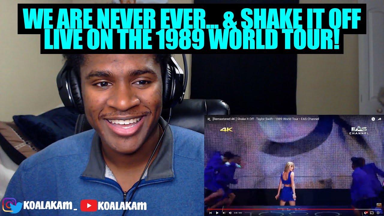 Тейлор Свифт — We Are Never Ever Getting Back Together и Shake It Off (Мировой тур 1989 года) (РЕ...