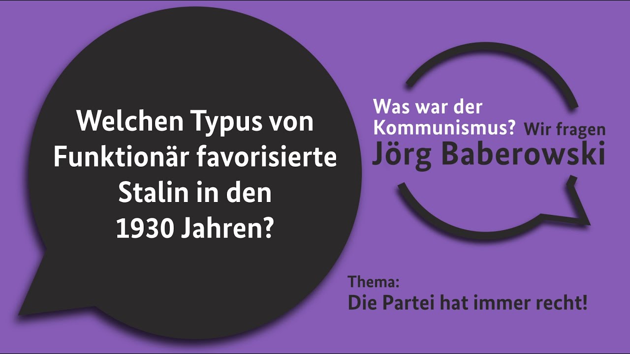 Welchen Typus von Funktionär favorisierte Stalin in den 1930 Jahren?