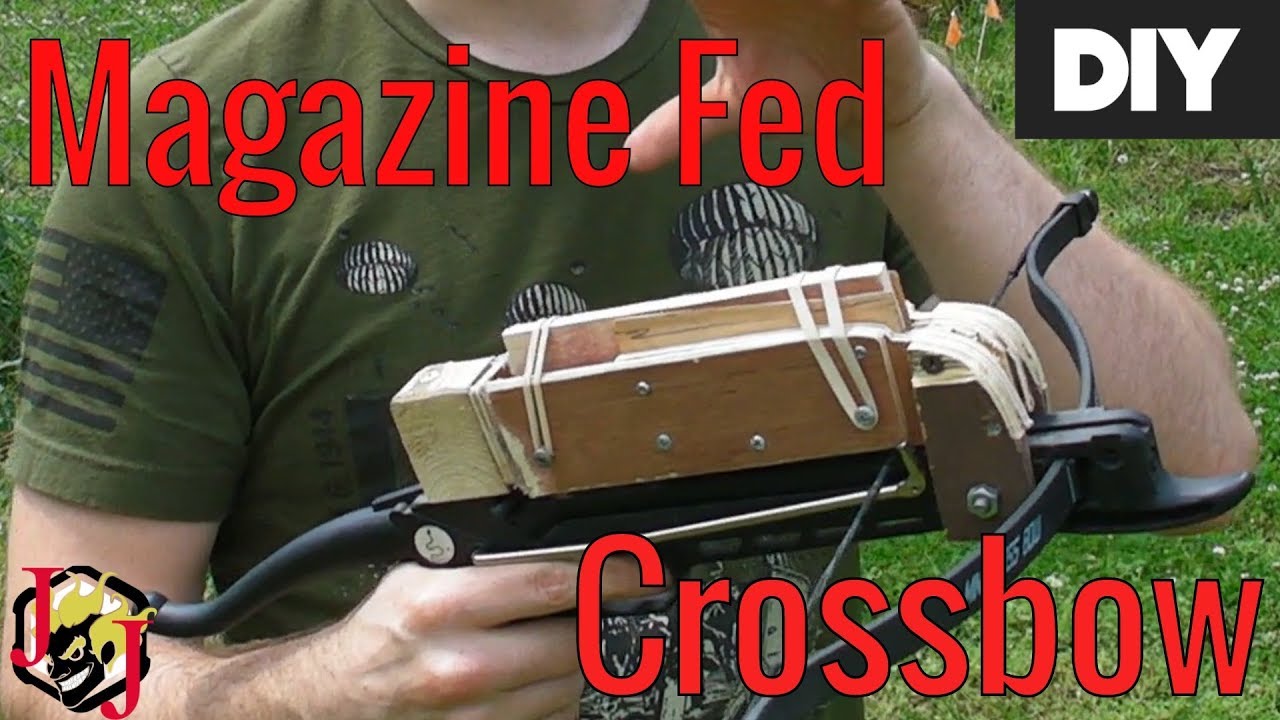 Diy Magazine fed Crossbow CHEAP! 80# This ones for Joerg!