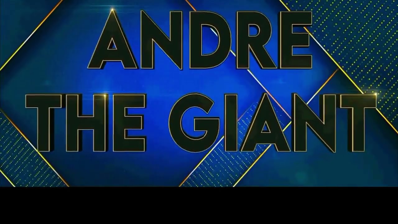 Andre The Giant TitanTron giant WWE 2K22