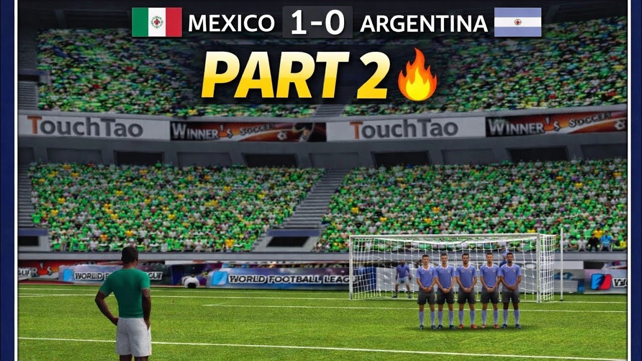 Mexico vs Argentina 🔥 Free Kick Drama | World Football League