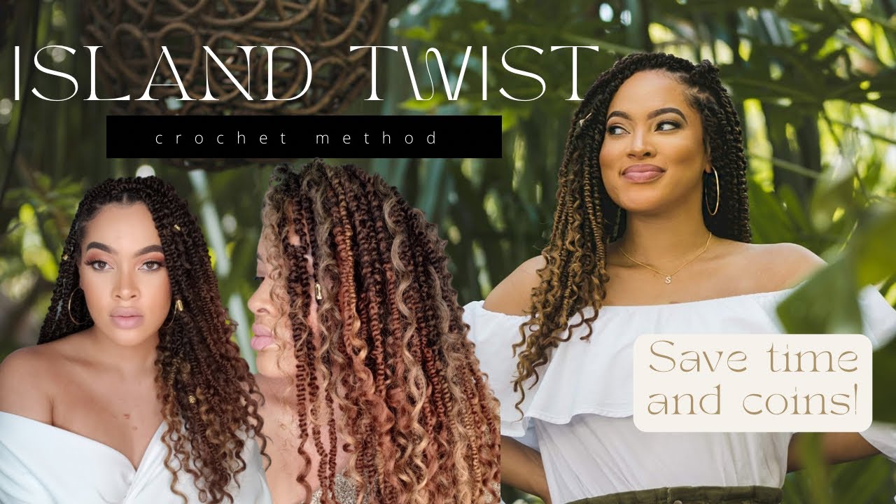 ISLAND TWIST | CROCHET ISLAND TWIST | OUTRE BOHO WAVY BOMB TWIST | ILLUSION CROCHET | 🏝️VACAY HAIR