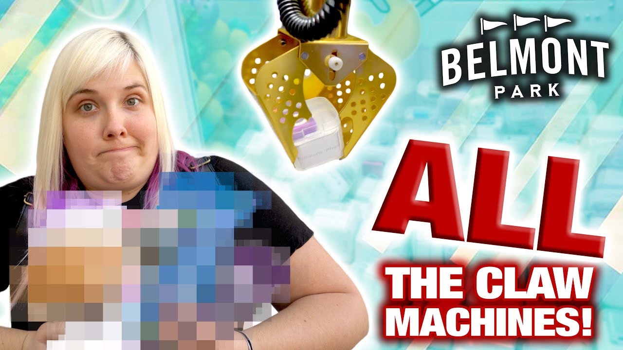 Playing ALL the claw machines at Belmont Park!