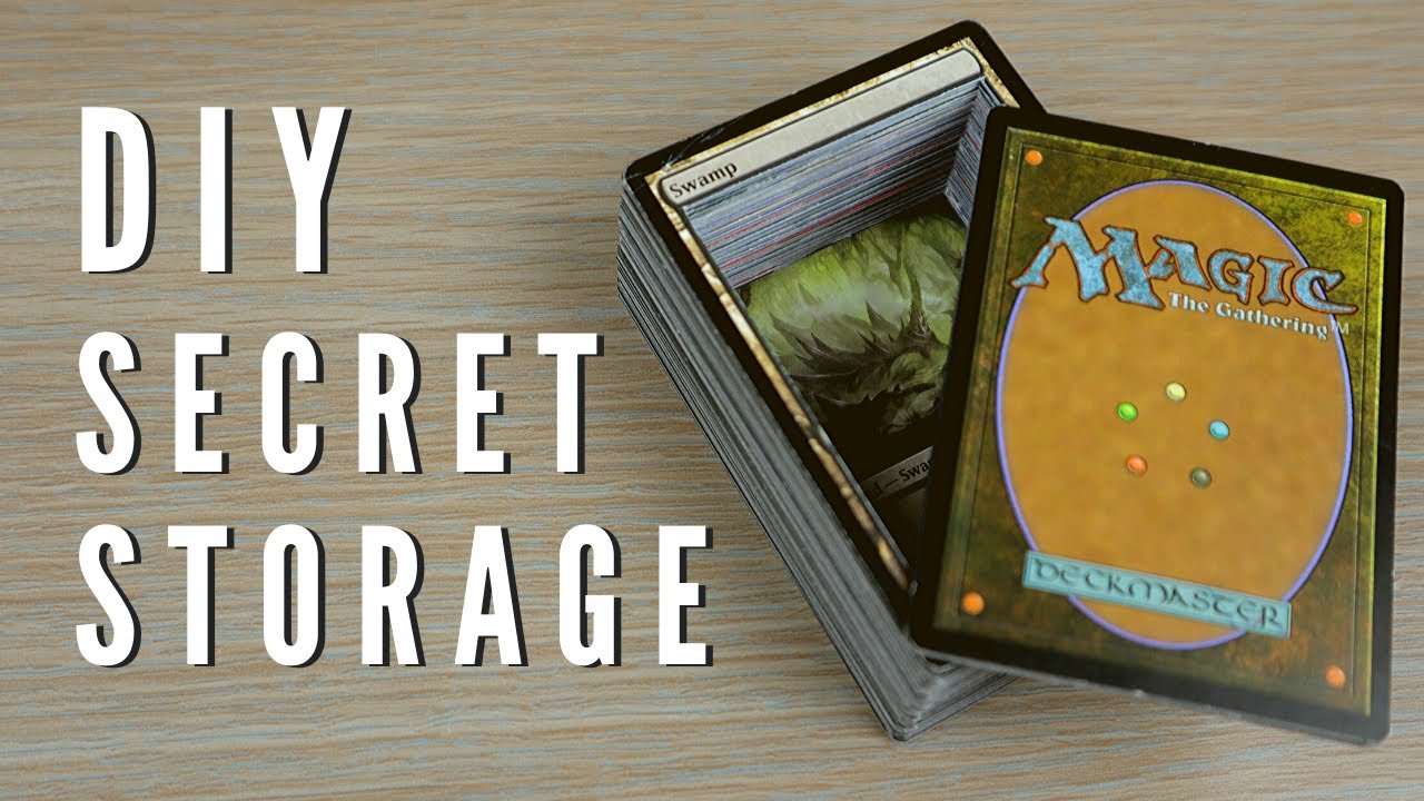 Awesome magic deck secret storage DIY