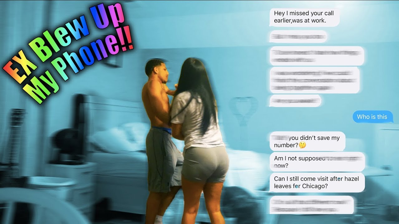 Ex Blowing Up My Phone Prank On Girlfriend *Gone Way Too Far*