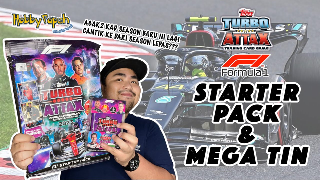 *NEW* TOPPS FORMULA 1 TURBO ATTAX 2023 | Starter Pack & Mega Tin [HobbyPapeh #148]