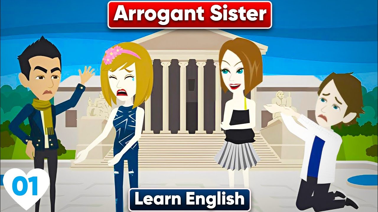 Arrogant Sister Part 01 | Animated stories | English Story | English Conversation | Parvi English