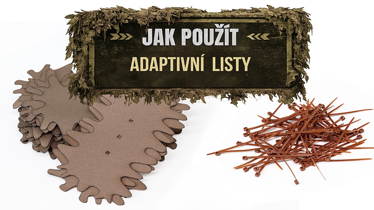 Adaptivni listy - návod/tutorial CZ BALISTA (maskovací komponenty)