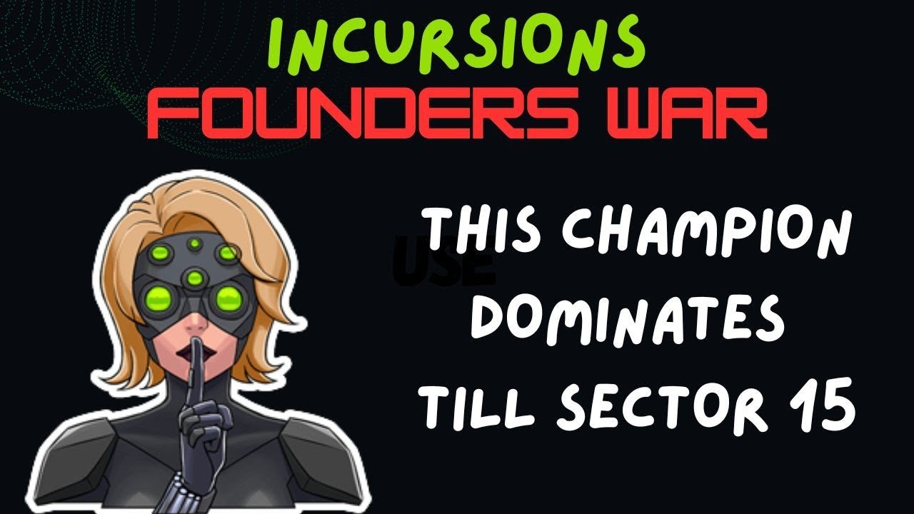 The Secret Champion for Easy Sector 15 |Incursions Founders War| - mcoc 