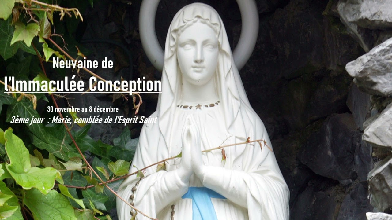 3 - Neuvaine de L'immaculée Conception