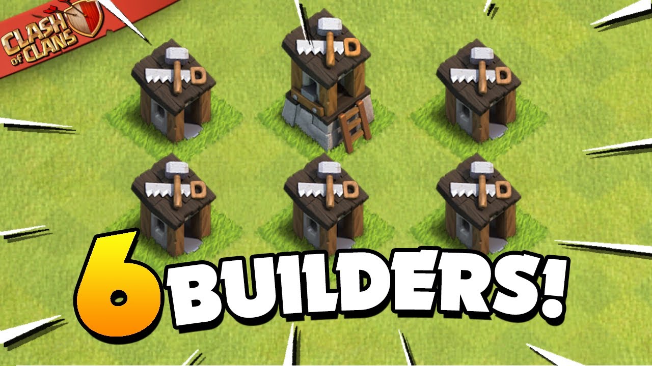 How To Get 6 Builders in Clash of Clans!