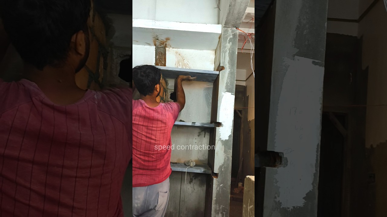 Flooding is being done in the kitchen #construction #building #viral #video