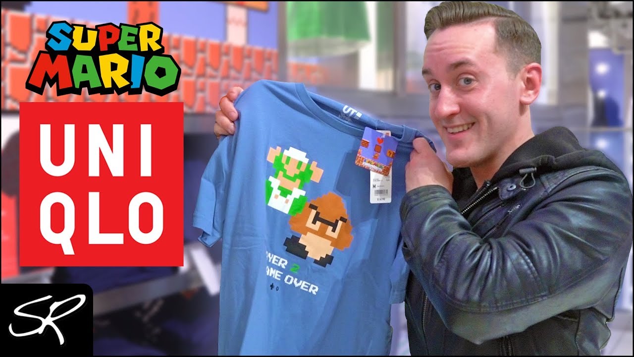 NEW Nintendo x UNIQLO Super Mario Family Museum Collection 2019 Merch! | Raymond Strazdas