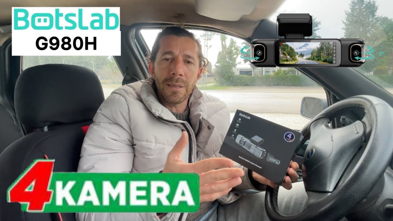 BOTSLAB G980H 4K 4 KAMERALI WİFİ-GPS AKILLI ARAÇ İÇİ KAMERA SETİ İNCELEME KURULUM KULLANIM #Botslab