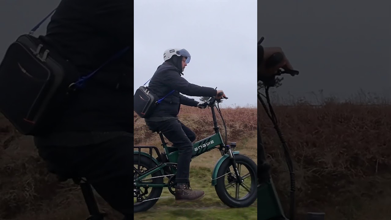 Engwe engine pro 2.0  winter ride and dji neo crash