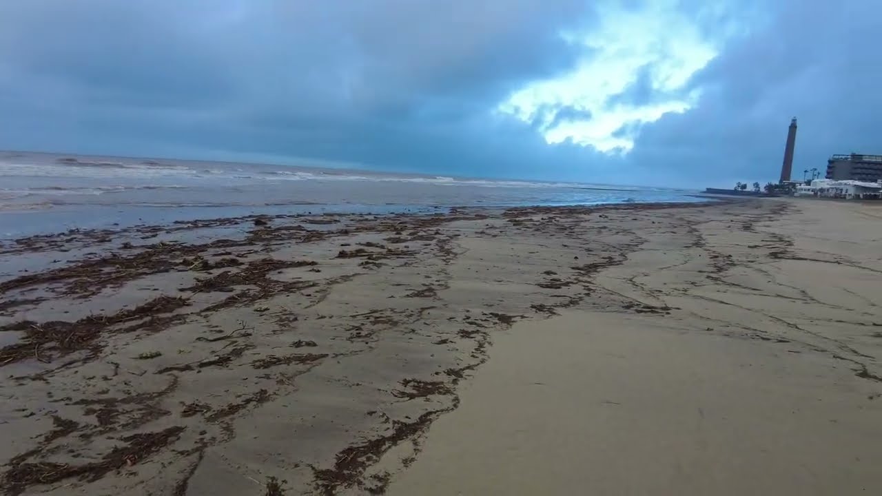 Wetter in Maspalomas24.03.2026 - ALARMSTUFE 2 - Keine Wanderungen #grancanaria #maspalomas #wetter